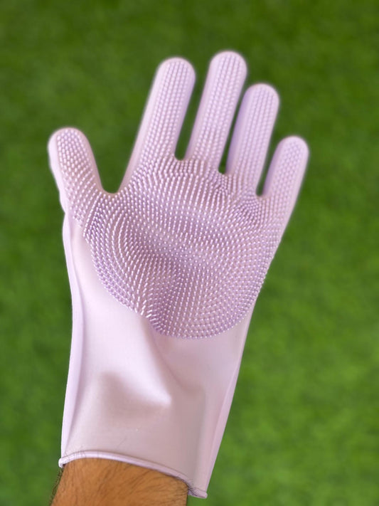 כפפת רחצה - לניקוי יסודי של פרוות חיות מחמד