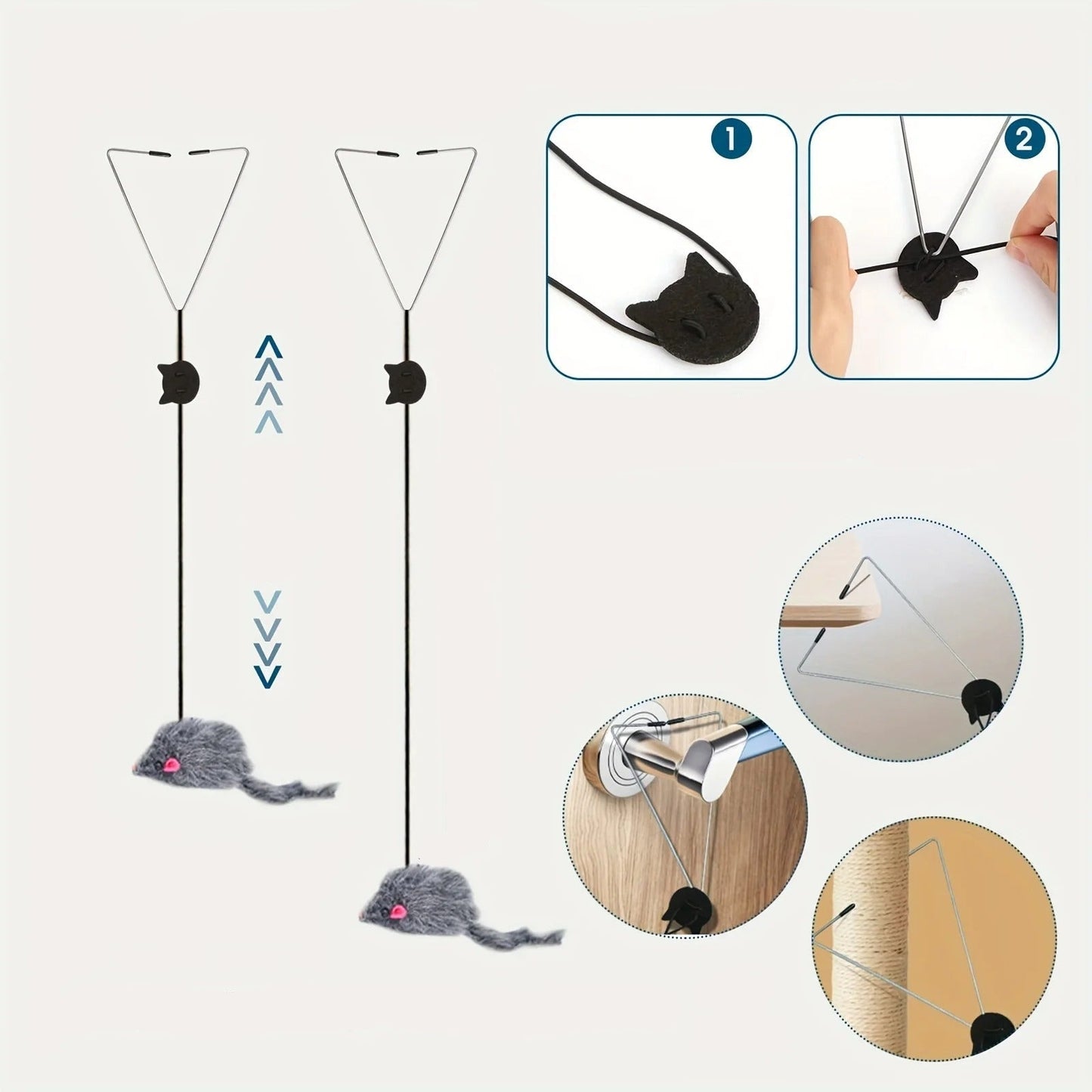 עכבר ציד - משחק דלת קופצני לחתולים