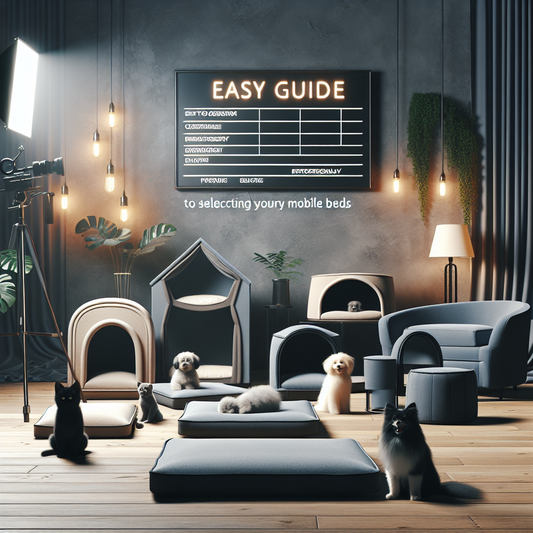 מדריך לבחירת מיטות ניידות לחיות מחמד בקלות