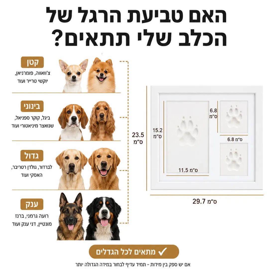 ערכת מזכרת אישית לכלב ולחתול