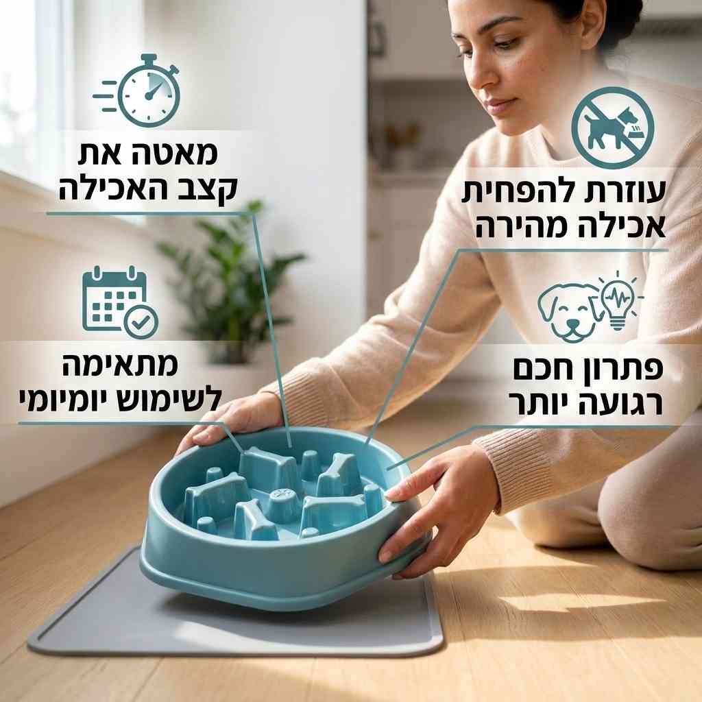 קערת האכלה איטית