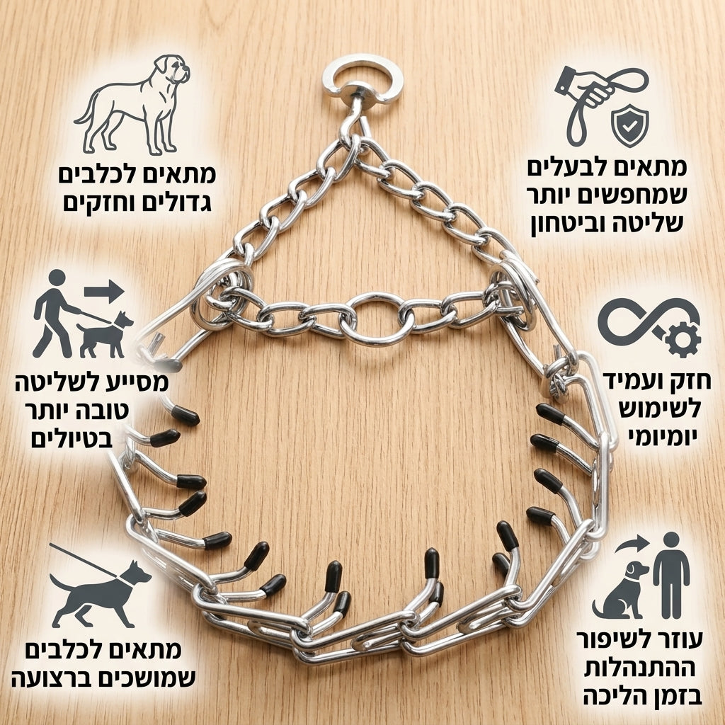 קולר דוקרנים לאילוף